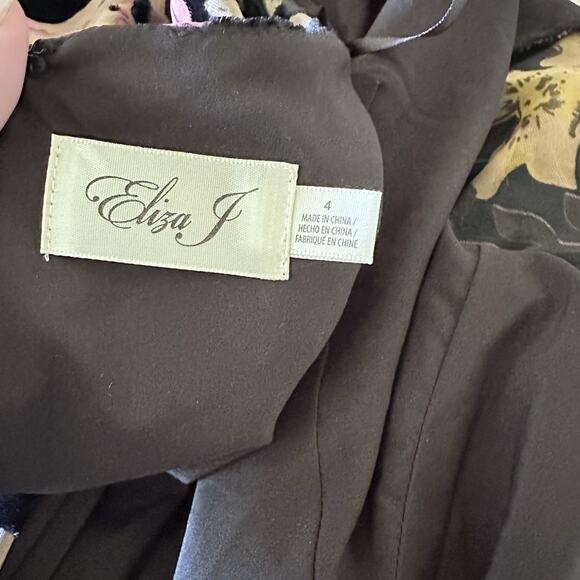 Black Velvet Floral Velvet Burnout Shift Dress Sz 4 Whimsy Goth,Dark Romantic - Picture 8 of 14